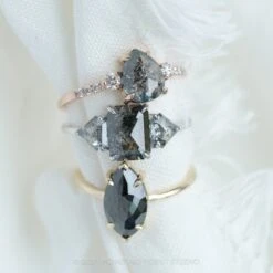 2.59 Carat Salt And Pepper Emerald Diamond Engagement Ring, Zoe Setting, Platinum 15 2.59 Carat Salt And Pepper Emerald Diamond Engagement Ring, Zoe Setting, Platinum -Point No Point Studio Store 20210318 SFS0084 e7da4a4a 74e8 442c a7ec 2192cf97da32