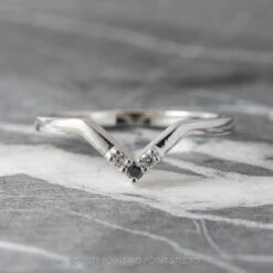 Diamond Wedding Band, Quinn Setting, Platinum