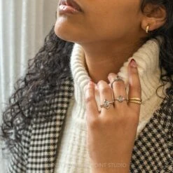 2.02 Carat Salt And Pepper Pear Diamond Engagement Ring, Sirena Setting, 14K Yellow Gold 26 2.02 Carat Salt And Pepper Pear Diamond Engagement Ring, Sirena Setting, 14K Yellow Gold -Point No Point Studio Store 20211110 SFS0025 e36a9945 5dd5 4c0f a5b9 e7571770e5b5