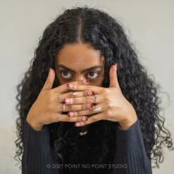 2.02 Carat Salt And Pepper Pear Diamond Engagement Ring, Sirena Setting, 14K Yellow Gold 30 2.02 Carat Salt And Pepper Pear Diamond Engagement Ring, Sirena Setting, 14K Yellow Gold -Point No Point Studio Store 20211110 SFS0120 32b9cb3a 1537 4fa0 8f20 c4b282b88b4f