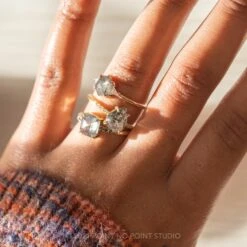 2.02 Carat Salt And Pepper Pear Diamond Engagement Ring, Sirena Setting, 14K Yellow Gold 31 2.02 Carat Salt And Pepper Pear Diamond Engagement Ring, Sirena Setting, 14K Yellow Gold -Point No Point Studio Store 20211110 SFS0134 bb45d915 817d 491f b843 ecc3f90a4a27