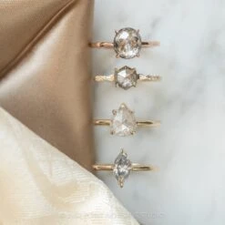 .99 Carat Salt And Pepper Hexagon Diamond Engagement Ring, Eliza Setting, 14K Yellow Gold 19 .99 Carat Salt And Pepper Hexagon Diamond Engagement Ring, Eliza Setting, 14K Yellow Gold -Point No Point Studio Store 20220105 SFS0038 069b513e 2d39 4fb7 b302 86e397495c06