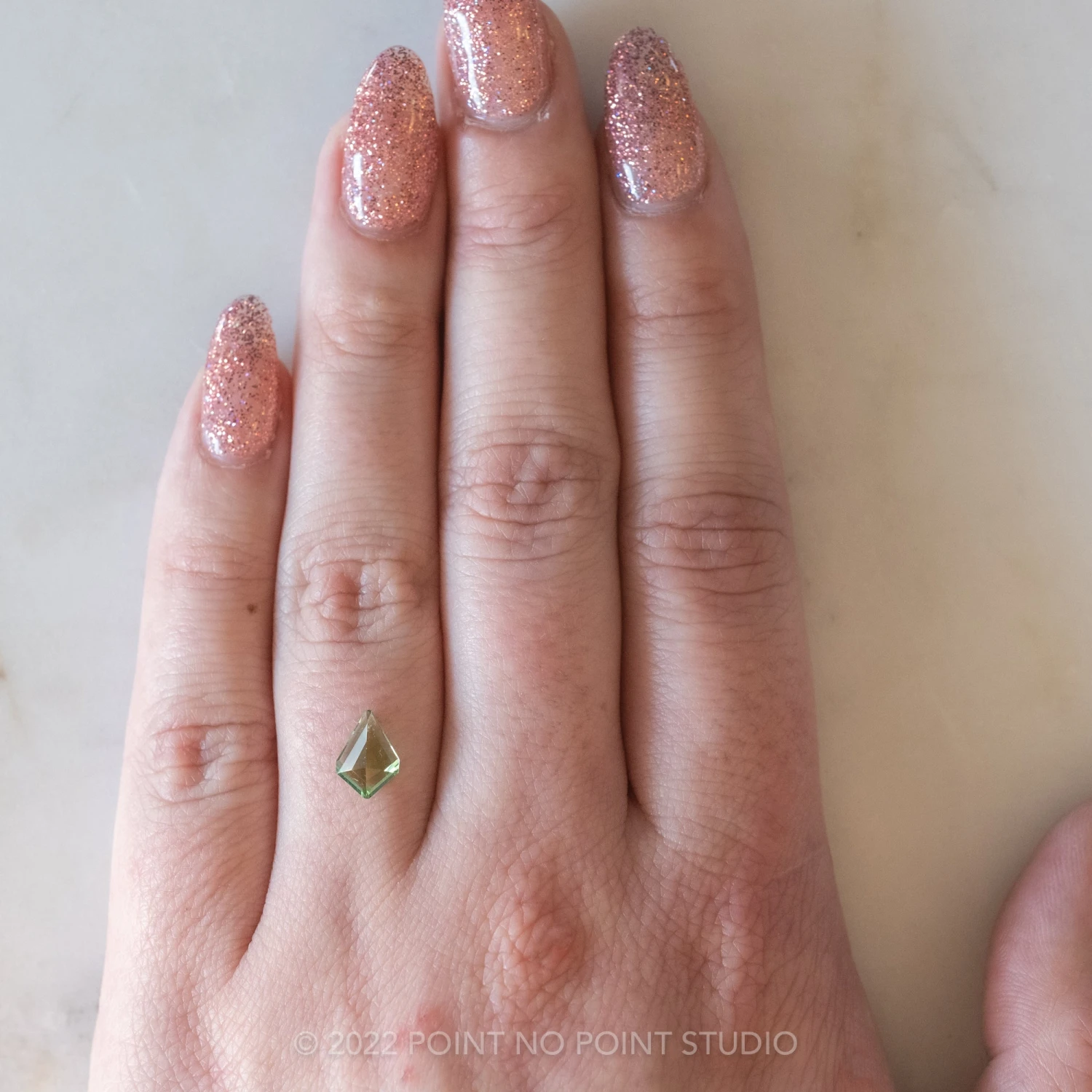 1 Carat Green Full Cut Kite Afghani Tourmaline 6 1 Carat Green Full Cut Kite Afghani Tourmaline - Image 6