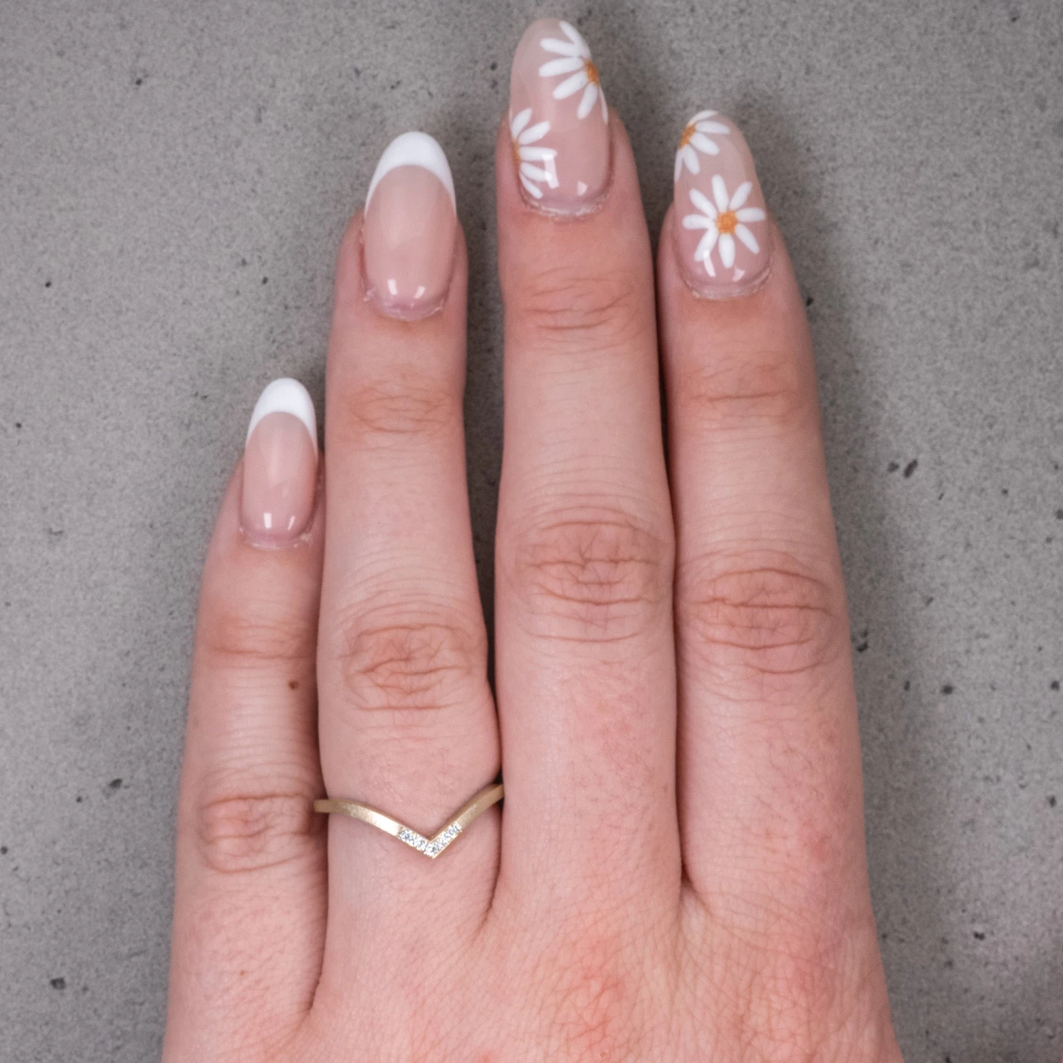 5 Diamond Vivian Wedding Band, 14k Rose Gold 2 5 Diamond Vivian Wedding Band, 14k Rose Gold - Image 2