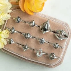 1.93 Carat Salt And Pepper Round Diamond Engagement Ring, Jules Setting, 14K White Gold 16 1.93 Carat Salt And Pepper Round Diamond Engagement Ring, Jules Setting, 14K White Gold -Point No Point Studio Store 20220602 20220602 SFS0185 1 4657d41d b106 43d2 8d68 c115b17d3e10