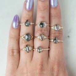 1.24 Carat Black Speckled Pear Diamond Engagement Ring, Charlotte Setting, 14K Yellow Gold 14 1.24 Carat Black Speckled Pear Diamond Engagement Ring, Charlotte Setting, 14K Yellow Gold -Point No Point Studio Store 20220610 20220610 SFS0209 2133711a f6a3 4ebd 9a45 98f1de830388