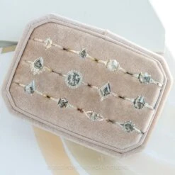 2.13 Carat Salt And Pepper Diamond Engagement Ring, Mackenzie Setting, Platinum -Point No Point Studio Store 20220623 20220623 SFS0118 a16261d2 2f7e 4c88 9521 1a191a202652