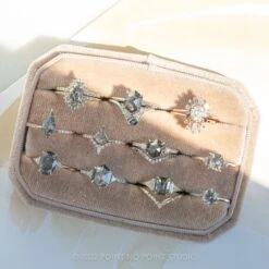 1.72 Carat Black Speckled Hexagon Diamond Engagement Ring, Eliza Setting, Platinum 15 1.72 Carat Black Speckled Hexagon Diamond Engagement Ring, Eliza Setting, Platinum -Point No Point Studio Store 20220714 SFS0090 8397beb5 2202 4e5e b3d8 45546fd73dd9