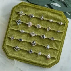 1.32 Carat Salt And Pepper Kite Diamond Engagement Ring, Ava Setting, 14K Yellow Gold 13 1.32 Carat Salt And Pepper Kite Diamond Engagement Ring, Ava Setting, 14K Yellow Gold -Point No Point Studio Store 20220826 SFS0128 4 77a2bde7 a15f 4132 b33e 7b7ba5d652df