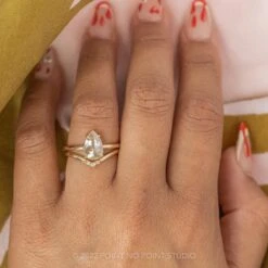 1.78 Carat Icy White Pear Diamond Engagement Ring, Jane Setting, 14K Yellow Gold 13 1.78 Carat Icy White Pear Diamond Engagement Ring, Jane Setting, 14K Yellow Gold -Point No Point Studio Store 20221020 SFS0171 ee44336a e313 4246 adf2 aaa9f7b44bec