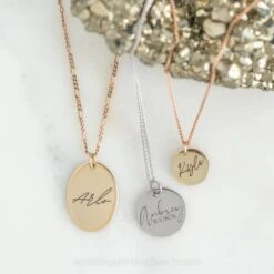 14k Gold Engraved Loa Large Round Charm 10 14k Gold Engraved Loa Large Round Charm -Point No Point Studio Store 20221027 SFS0128