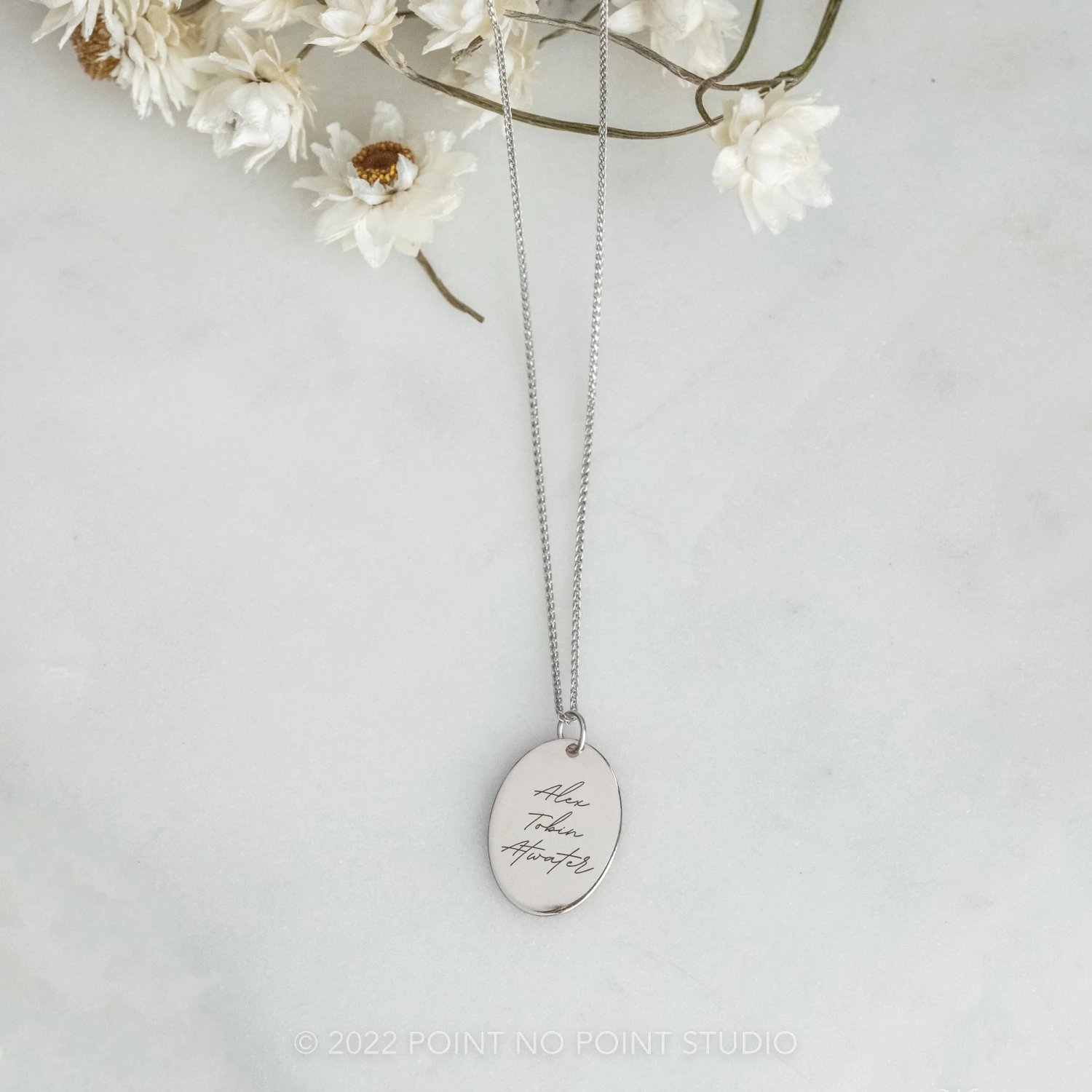 14k Gold Engraved Oriole Large Oval Charm 2 14k Gold Engraved Oriole Large Oval Charm - Image 2