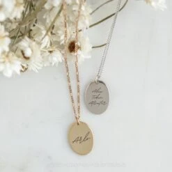 14k Gold Engraved Oriole Large Oval Charm 9 14k Gold Engraved Oriole Large Oval Charm -Point No Point Studio Store 20221027 SFS0133 1