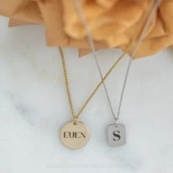 14k Gold Engraved Altair Large Round Charm 11 14k Gold Engraved Altair Large Round Charm -Point No Point Studio Store 20221027 SFS0162