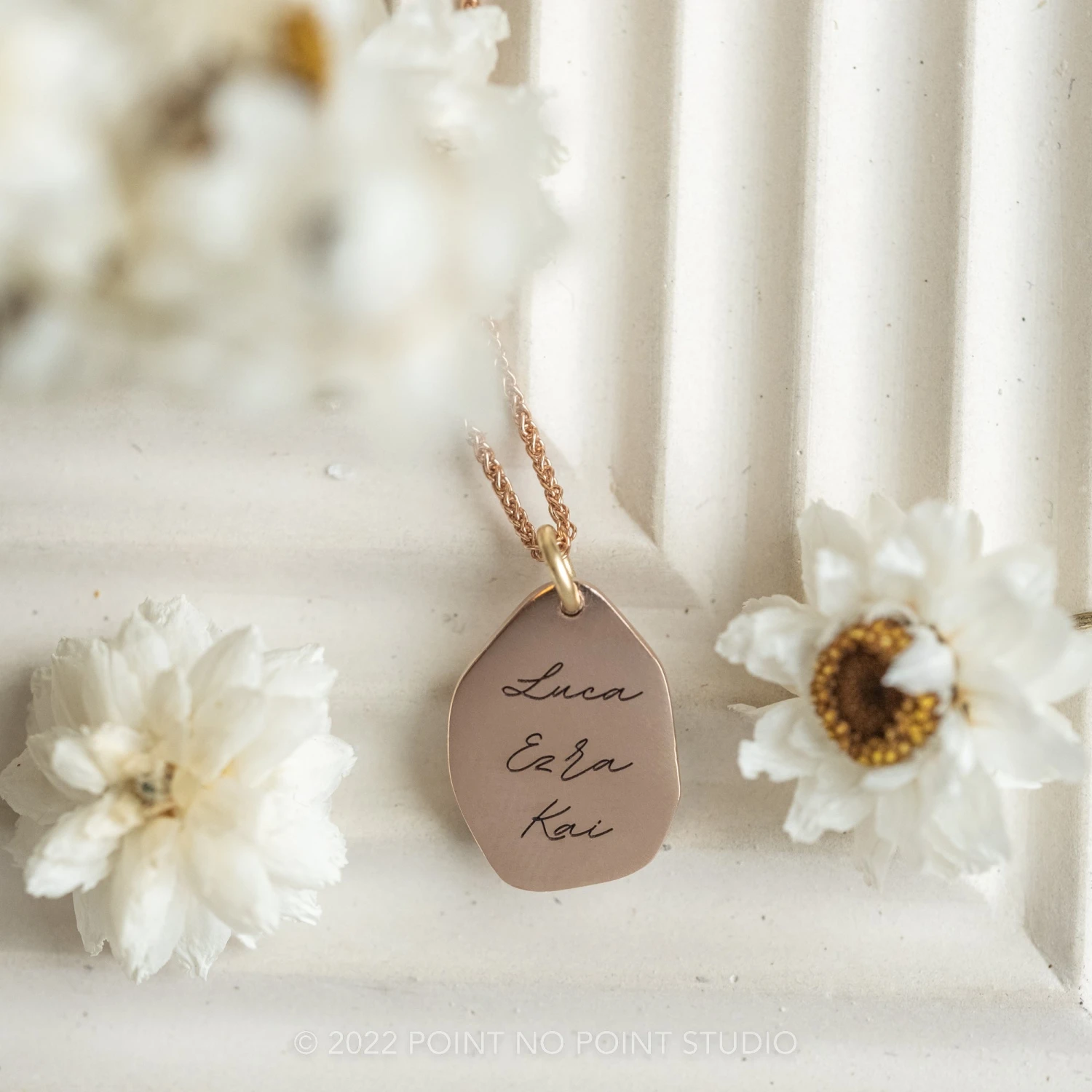 14k Gold Engraved Oriole Large Organic Unique Charm 2 14k Gold Engraved Oriole Large Organic Unique Charm - Image 2