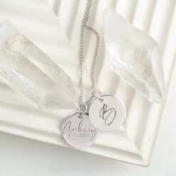 14k Gold Engraved Loa Large Round Charm 9 14k Gold Engraved Loa Large Round Charm -Point No Point Studio Store 20221028 SFS0291