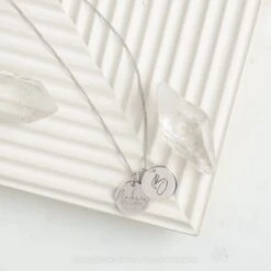 14k Gold Engraved Phoenix Single Initial Large Round Charm 9 14k Gold Engraved Phoenix Single Initial Large Round Charm -Point No Point Studio Store 20221028 SFS0292