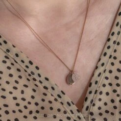 14k Gold Engraved Viero Single Initial & Birthstone Small Organic Unique Charm 16 14k Gold Engraved Viero Single Initial & Birthstone Small Organic Unique Charm -Point No Point Studio Store 20221102 SFS0115