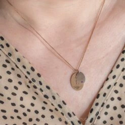 14k Gold Engraved Loa With Birthstone Small Oval Unique Charm -Point No Point Studio Store 20221102 SFS0117 63e0e3c0 6f3d 494e b096 1712e3686752