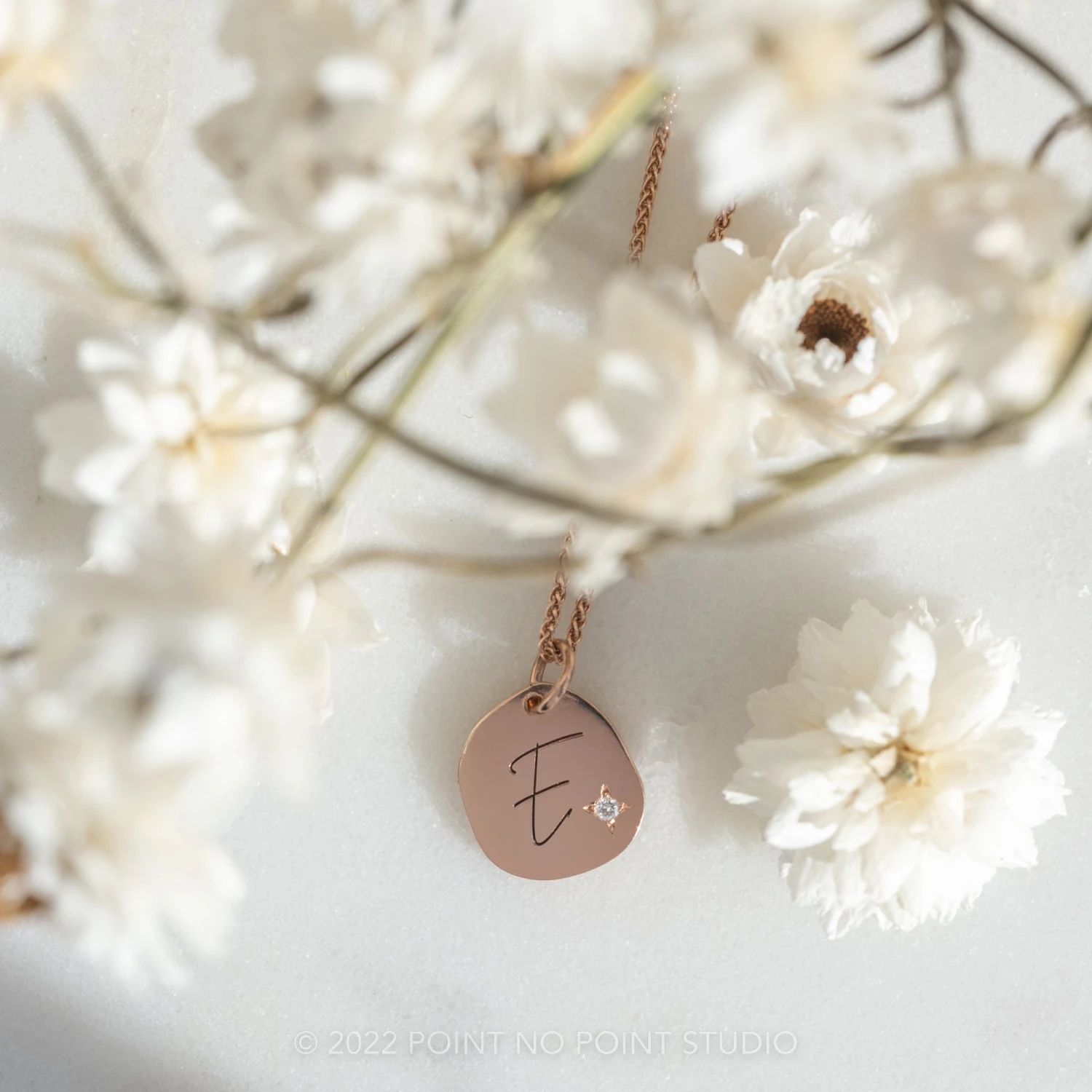 14k Gold Engraved Viero Single Initial & Birthstone Small Organic Unique Charm 1 14k Gold Engraved Viero Single Initial & Birthstone Small Organic Unique Charm