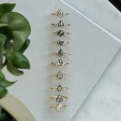 1.18 Carat Salt And Pepper Pear Diamond Engagement Ring, Quinn Setting, 14k Yellow Gold 9 1.18 Carat Salt And Pepper Pear Diamond Engagement Ring, Quinn Setting, 14k Yellow Gold -Point No Point Studio Store 20221121 SFS0249 507fa31c db60 4400 98f2 8cf3b6d11039