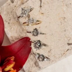 1.76 Carat Salt And Pepper Pear Diamond Engagement Ring, Ombre Ava Setting, Platinum 9 1.76 Carat Salt And Pepper Pear Diamond Engagement Ring, Ombre Ava Setting, Platinum -Point No Point Studio Store 20221213 SFS0224 590dcba4 5f30 4aca 9346 7f57613e5224