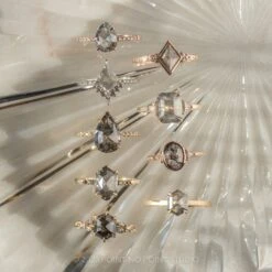 2.48 Carat Black Speckled Pear Diamond Engagement Ring, Jules Setting,14k Yellow Gold 21 2.48 Carat Black Speckled Pear Diamond Engagement Ring, Jules Setting,14k Yellow Gold -Point No Point Studio Store 20230119 SFS0130 97138737 9715 4f41 9686 62fc8eef03bb