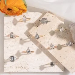 1.35 Carat Salt And Pepper Kite Diamond Engagement Ring, Ava Setting, 14K Rose Gold 10 1.35 Carat Salt And Pepper Kite Diamond Engagement Ring, Ava Setting, 14K Rose Gold -Point No Point Studio Store 20230407 SFS0112 8c14fa22 ab6d 4eff b866 762526689442