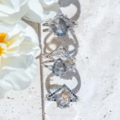 2.05 Carat Salt And Pepper Pear Diamond Engagement Ring, Zoe Setting, Platinum 10 2.05 Carat Salt And Pepper Pear Diamond Engagement Ring, Zoe Setting, Platinum -Point No Point Studio Store 20230511 SFS0122 9bd17e53 0505 4c5e 857e a43af828deb5