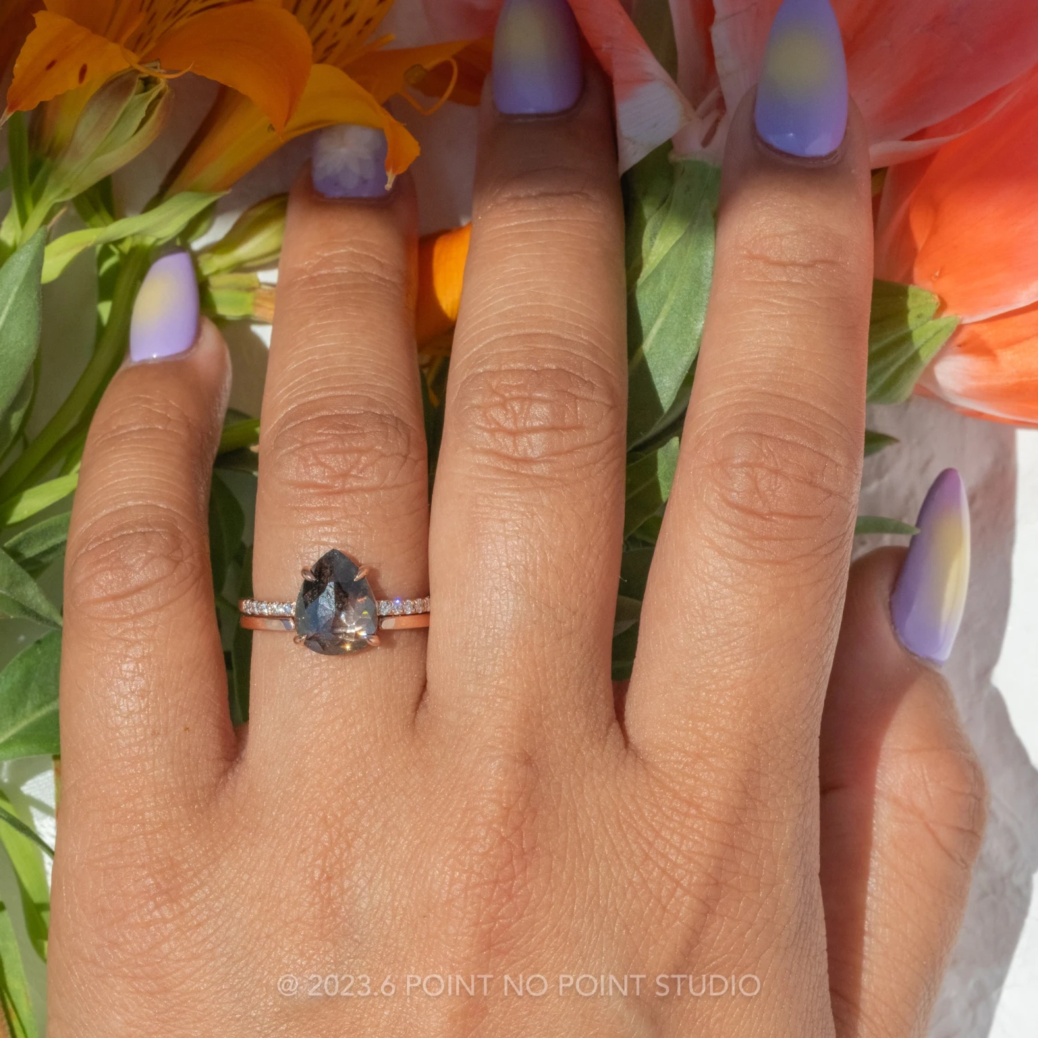 Harper Cuff Wedding Band, 14k Rose Gold 3 Harper Cuff Wedding Band, 14k Rose Gold - Image 3