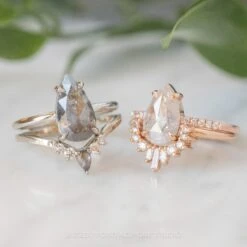 1.82 Carat Icy White Pear Diamond Engagement Ring, Jules Setting, 14K Rose Gold -Point No Point Studio Store 20230728 SFS0029 Editcopy2 b7100eca 46f6 4248 b4b6 29a7e5d99a35