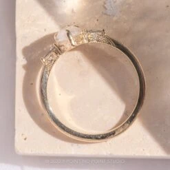 1.44 Carat Icy White Pear Diamond Engagement Ring, Vintage Zoe Setting, 14K Yellow Gold 10 1.44 Carat Icy White Pear Diamond Engagement Ring, Vintage Zoe Setting, 14K Yellow Gold -Point No Point Studio Store 20230908 SFS0088 1a10c3cb a7e2 439b 88b6 af9151bc6a3d