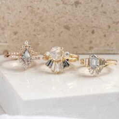 1.40 Carat Canadian Clear Round Diamond Engagement Ring, Zoe Setting, 14K Yellow Gold 12 1.40 Carat Canadian Clear Round Diamond Engagement Ring, Zoe Setting, 14K Yellow Gold -Point No Point Studio Store 20230928 SFS0065