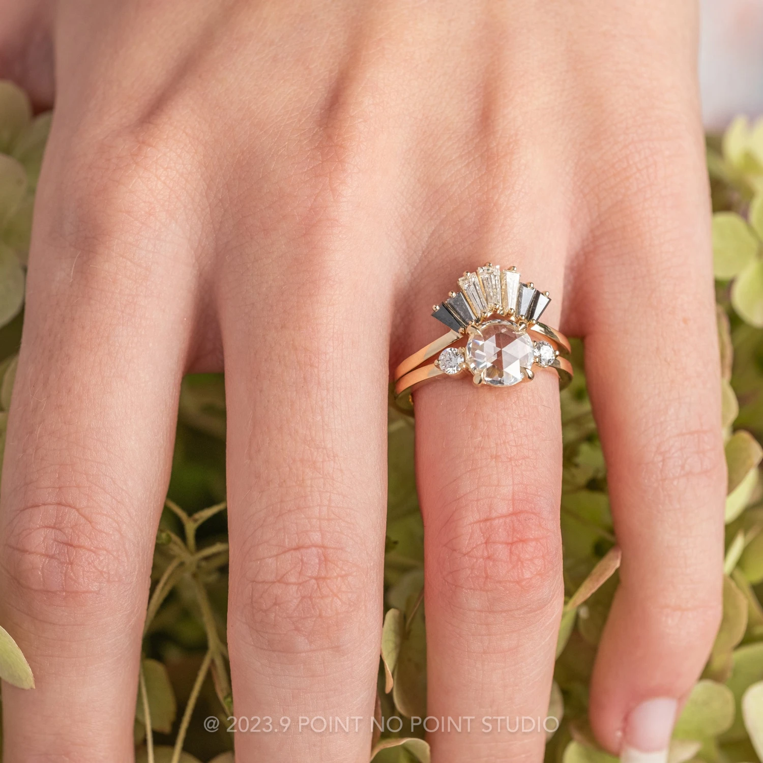 1.40 Carat Canadian Clear Round Diamond Engagement Ring, Zoe Setting, 14K Yellow Gold 2 1.40 Carat Canadian Clear Round Diamond Engagement Ring, Zoe Setting, 14K Yellow Gold - Image 2