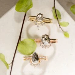 Diamond Wedding Band, Cassiopeia Setting, 14k Yellow Gold -Point No Point Studio Store 20231013 SFS0034 8252000b 7a2e 459e beee c28894053abf