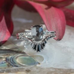 1.44 Carat Black Speckled Oval Diamond Engagement Ring, Ombre Jules Setting, Platinum 8 1.44 Carat Black Speckled Oval Diamond Engagement Ring, Ombre Jules Setting, Platinum -Point No Point Studio Store 20231027 SFS0082 f6c3d7fa 7881 4e3a be8f 23c346af8363