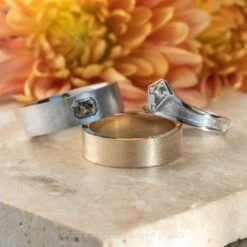 Emerald Diamond Men's Wedding Band, Platinum 8 Emerald Diamond Men's Wedding Band, Platinum -Point No Point Studio Store 20231117 SFS0129 1 de4bbd9b 987a 485b a92c 9ee085a7858d