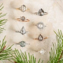 1.37 Carat Icy Salt And Pepper Cushion Diamond Engagement Ring, Cosette Setting, Platinum 9 1.37 Carat Icy Salt And Pepper Cushion Diamond Engagement Ring, Cosette Setting, Platinum -Point No Point Studio Store 20231201 SFS0189 bb701c09 2140 41aa 8bcb 899733089612