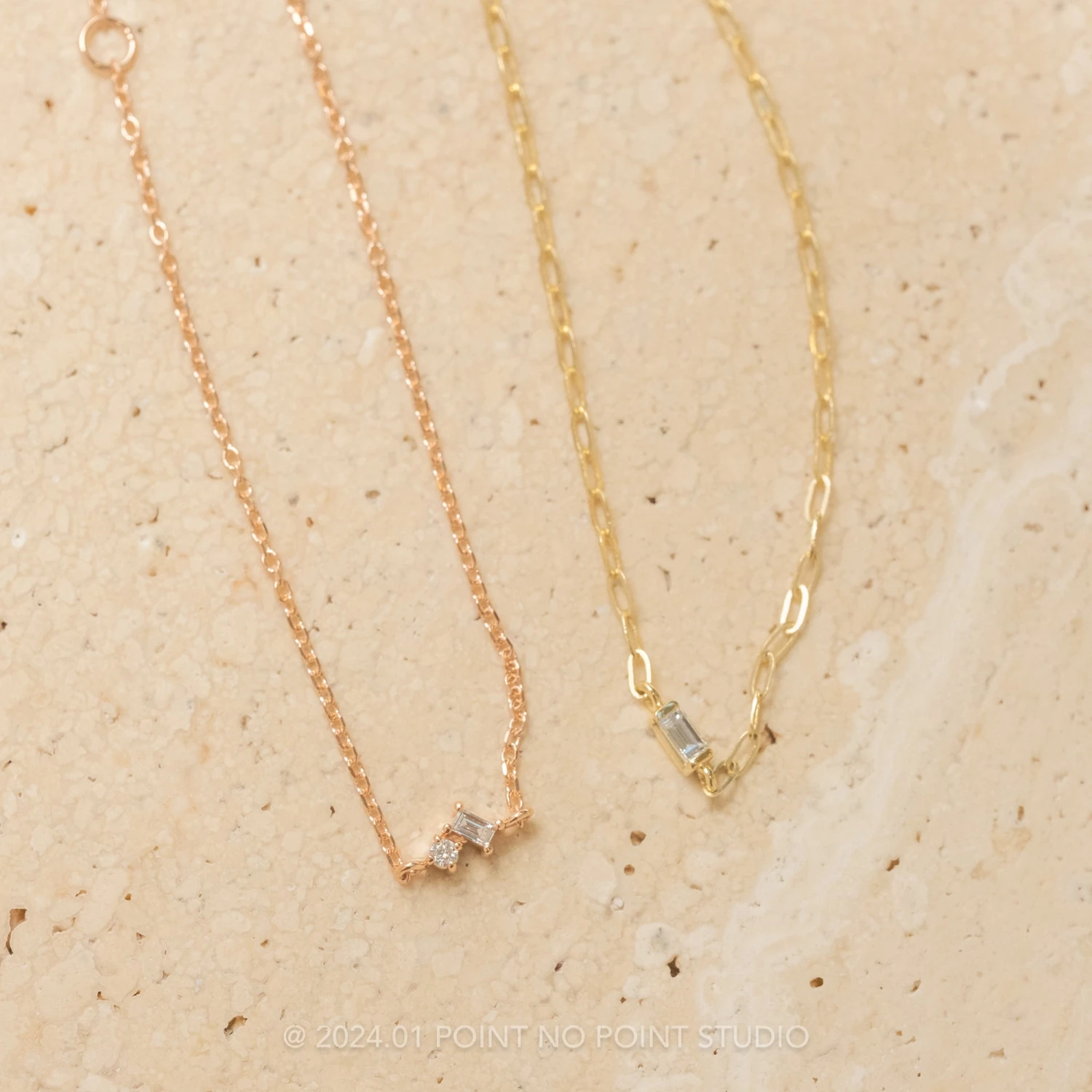 .05tcw White Diamond Bracelet, 14k Rose Gold 4 .05tcw White Diamond Bracelet, 14k Rose Gold - Image 4