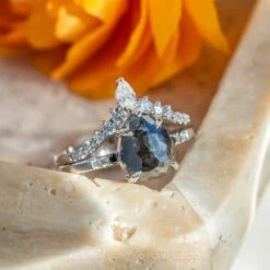 Extra Diamond Cassiopeia Wedding Band, 14k White Gold -Point No Point Studio Store 20240314 SFS0103 811a6787 b8e1 465e a625 9de4c8ac217f