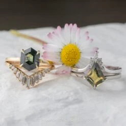 3.04 Carat Hexagon Sapphire Engagement Ring, Lark Setting, 14k Yellow Gold 11 3.04 Carat Hexagon Sapphire Engagement Ring, Lark Setting, 14k Yellow Gold -Point No Point Studio Store 20240412 SFS0127 167a186f 81ee 4d4a 9c92 e03eb5232b36