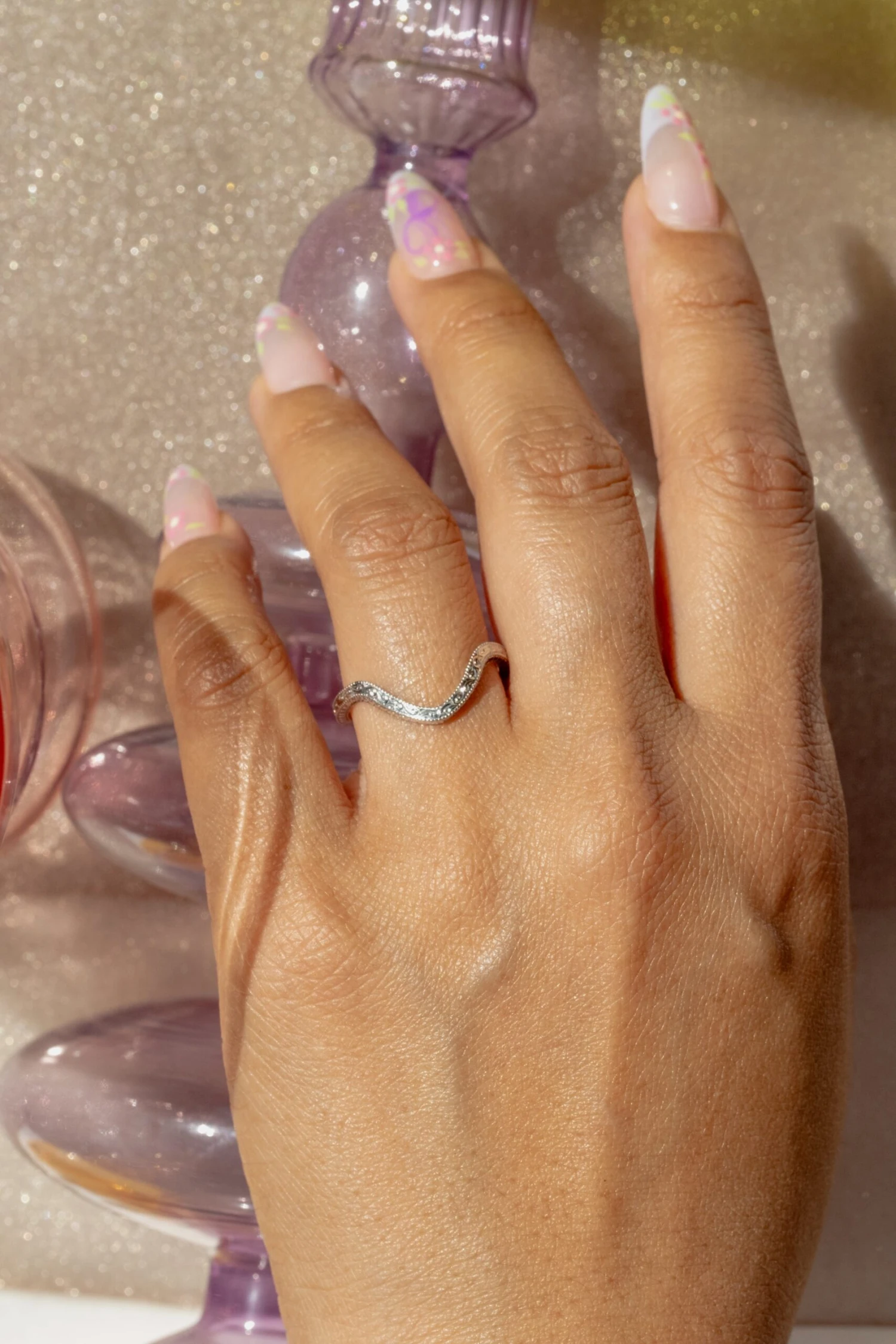 Vintage Classic Contour Wedding Band, Platinum 3 Vintage Classic Contour Wedding Band, Platinum - Image 3