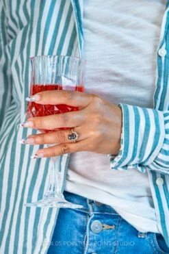 1.79 Carat Black Speckled Emerald Diamond Engagement Ring, Jane Setting, 14k Yellow Gold -Point No Point Studio Store 20240529 SFS4027