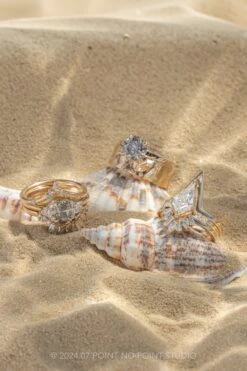 1.56 Carat Kite Moissanite And Diamond Engagement Ring, Jules Setting, 14K Yellow Gold -Point No Point Studio Store 20240711 SFS0034 fe5ebc8c dee5 4d22 903c 95cb0fce0187