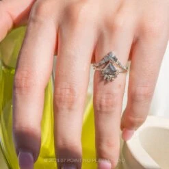 Extra Diamond Wren Wedding Band, 14k Yellow Gold -Point No Point Studio Store 20240725 SFS0061