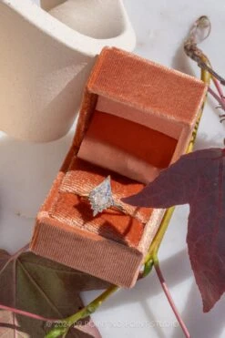 2.39 Carat Kite Moissanite And Diamond Engagement Ring, Ava Setting, 14K Yellow Gold 10 2.39 Carat Kite Moissanite And Diamond Engagement Ring, Ava Setting, 14K Yellow Gold -Point No Point Studio Store 20240919 SFS0094