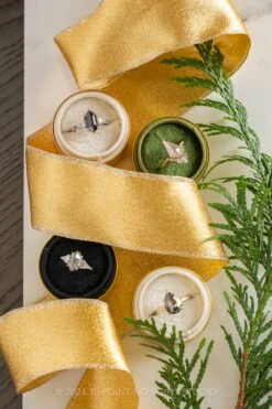 2.48 Carat Icy White Kite Diamond Engagement Ring, Wren Setting, 14K Yellow Gold 9 2.48 Carat Icy White Kite Diamond Engagement Ring, Wren Setting, 14K Yellow Gold -Point No Point Studio Store 20241004 SFS0078