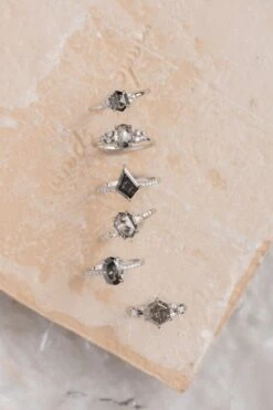 1.68 Carat Fancy Grey Oval Diamond Engagement Ring, Juliette Setting, Platinum -Point No Point Studio Store 20241017 SFS0013 a7459bf5 126a 41e8 b1b6 e39597da357a