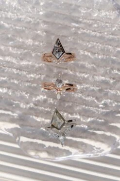 1.67 Carat Black Speckled Kite Diamond Engagement Ring, Bezel Jane Setting, 14K Rose Gold 13 1.67 Carat Black Speckled Kite Diamond Engagement Ring, Bezel Jane Setting, 14K Rose Gold -Point No Point Studio Store 20241108 SFS0062 b19c4976 9880 4b5f 94c2 90440ffb863e