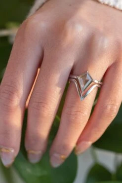 Single Diamond Victoria Wedding Band, 14k White Gold -Point No Point Studio Store 20241115 SFS0117 50217161 2220 4015 aa32 132f44512e8c